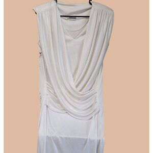 Ricardo Dress Vintage White  Sleeveless Size 12